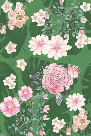 绿植树叶印花华亿平台图片