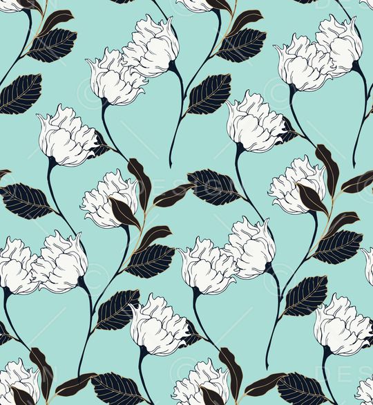 绿植树叶印花华亿平台图片