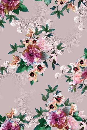 植物印花华亿平台图片