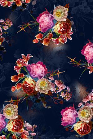 植物印花华亿平台图片