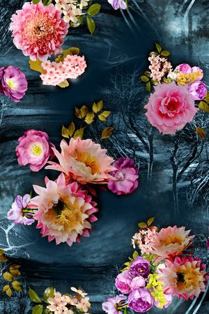 植物印花华亿平台图片