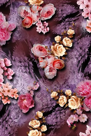 植物印花华亿平台图片