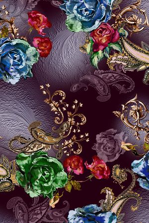 植物印花华亿平台图片