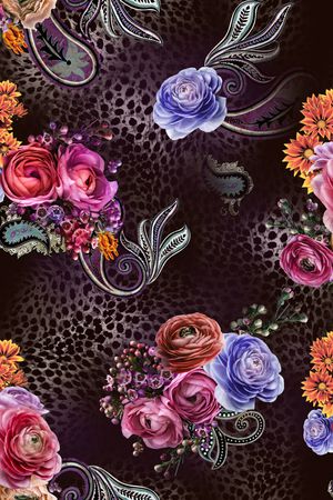 植物印花华亿平台图片