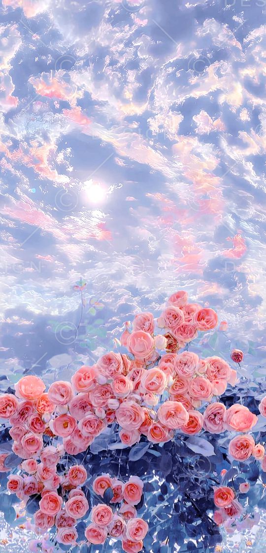 蔷薇花印花华亿平台图片