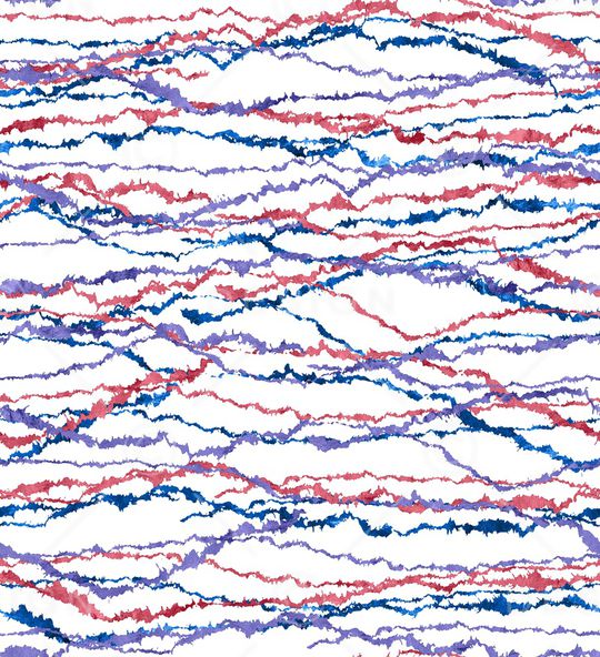 波浪纹印花华亿平台图片