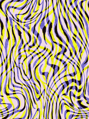 波浪纹印花华亿平台图片