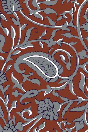 卷草印花华亿平台图片