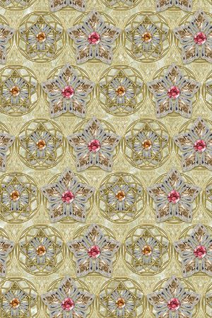 几何印花华亿平台图片