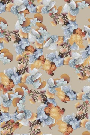 绿植树叶印花华亿平台图片