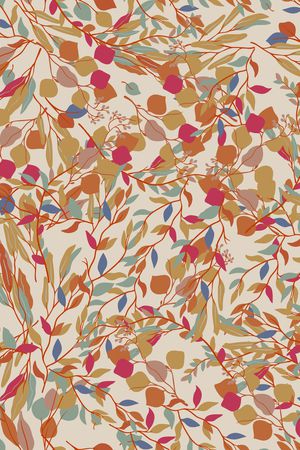 绿植树叶印花华亿平台图片