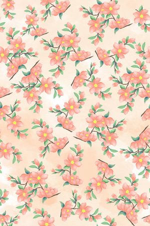 绿植树叶印花华亿平台图片