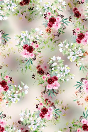 绿植树叶印花华亿平台图片