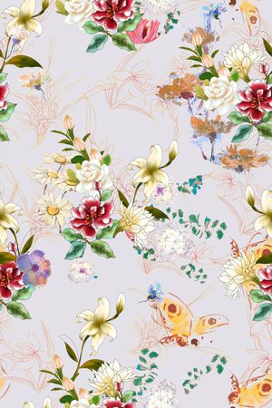 绿植树叶印花华亿平台图片