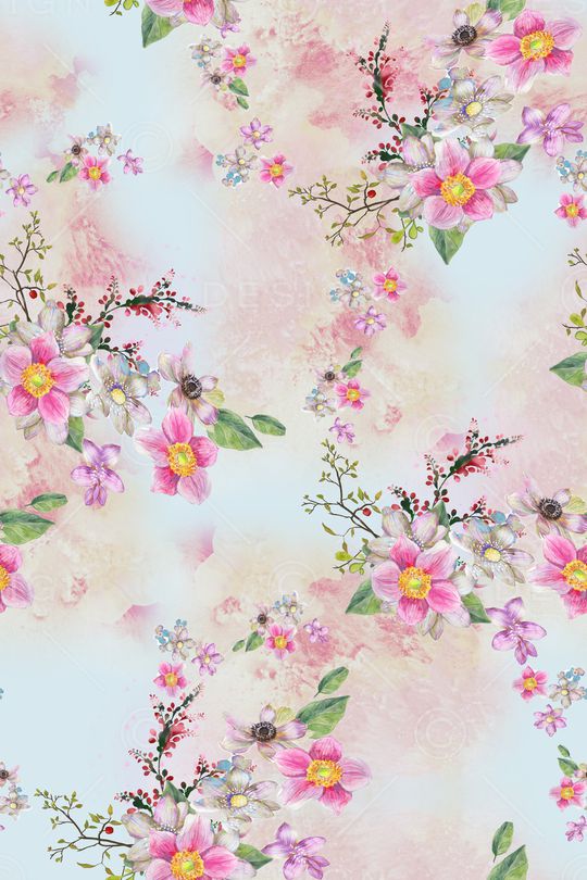 绿植树叶印花华亿平台图片