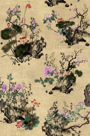 连衣裙印花华亿平台图片