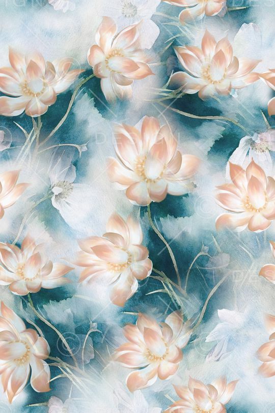 连衣裙印花华亿平台图片