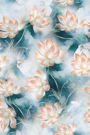 连衣裙印花华亿平台图片