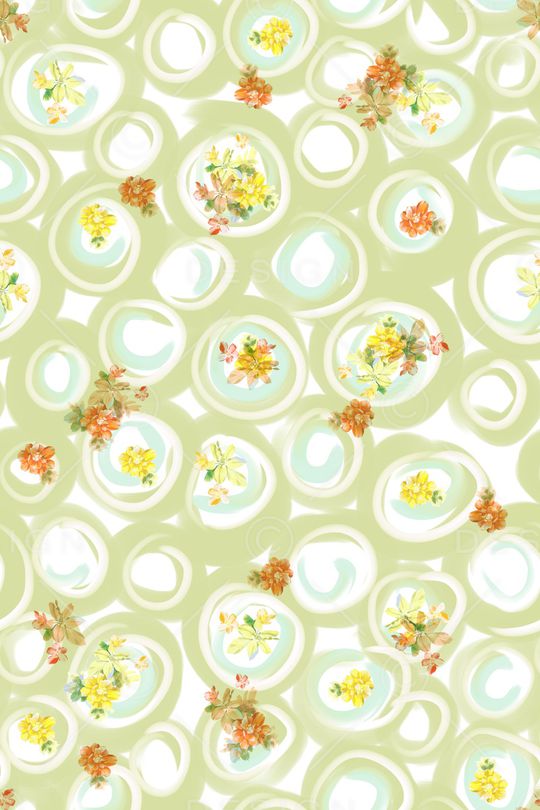 绿植树叶印花华亿平台图片