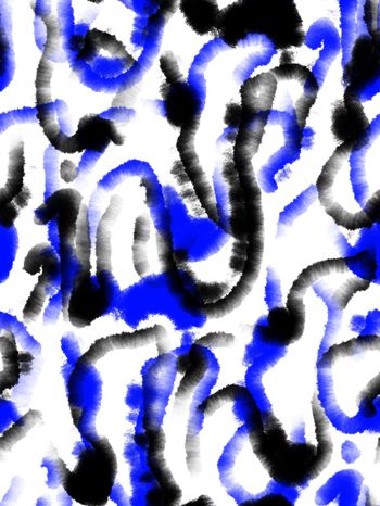 水墨风印花华亿平台图片