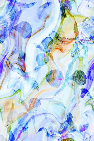 抽象印花华亿平台图片