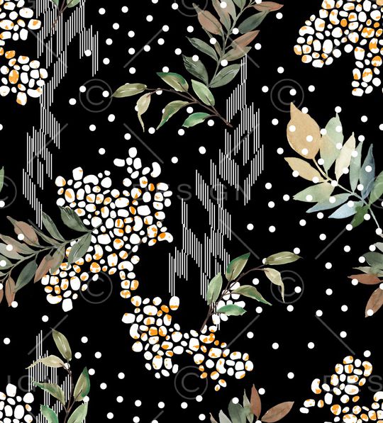 连衣裙印花华亿平台图片