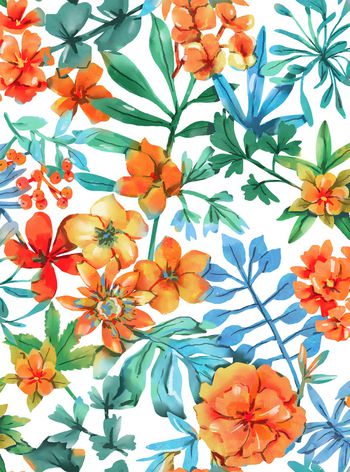 水彩印花华亿平台图片