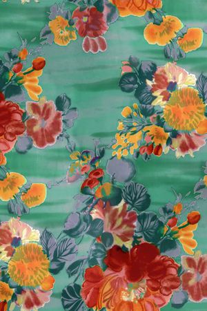 抽象花卉印花华亿平台图片