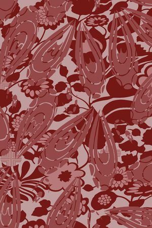 抽象花卉印花华亿平台图片