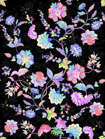 连衣裙印花华亿平台图片