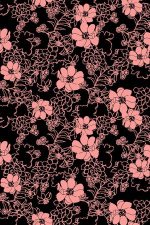 连衣裙印花华亿平台图片