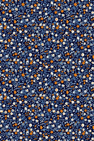 连衣裙印花华亿平台图片