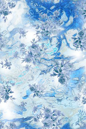 青花印花华亿平台图片