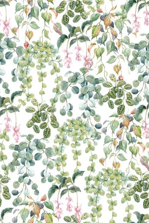 绿植树叶印花华亿平台图片