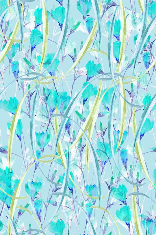 绿植树叶印花华亿平台图片