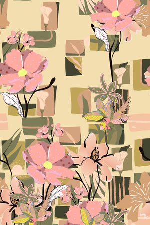 定位花印花华亿平台图片