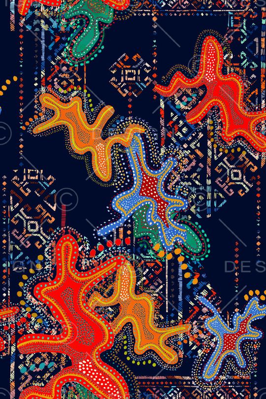 抽象印花华亿平台图片