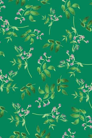 绿植树叶印花华亿平台图片