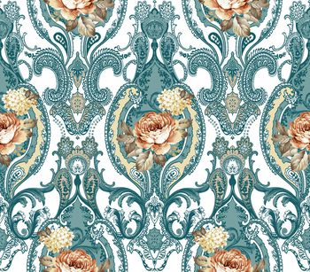 卷草印花华亿平台图片