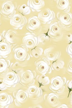 茉莉花印花华亿平台图片