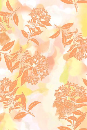 玉兰花印花华亿平台图片