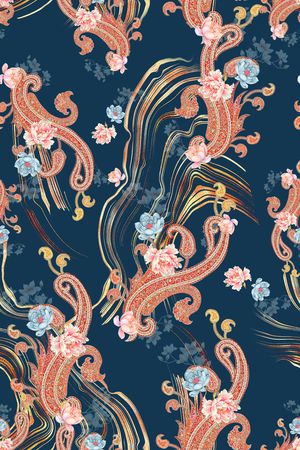 秋冬中老年印花华亿平台图片