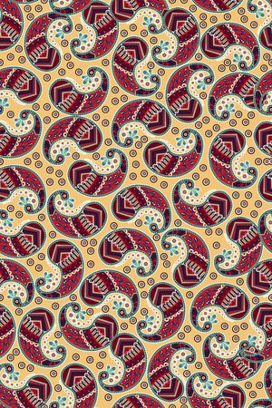 佩斯利印花华亿平台图片