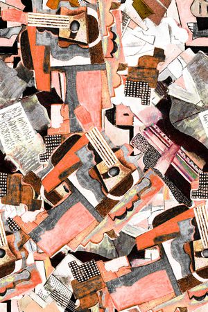 几何印花华亿平台图片