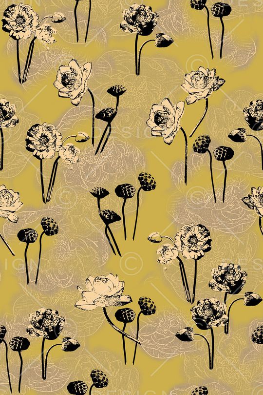 荷花印花华亿平台图片