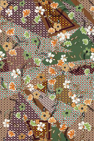 几何印花华亿平台图片