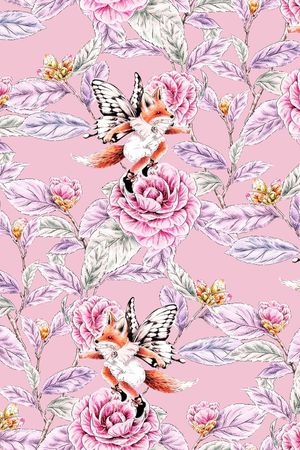 松鼠印花华亿平台图片