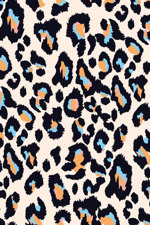 豹纹印花华亿平台图片