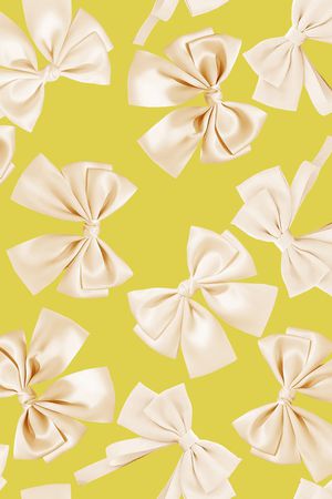 蝴蝶结印花华亿平台图片