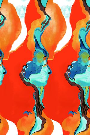 水彩印花华亿平台图片